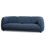 Chapman 3 Seater Fabric Sofa - Dark Blue Sofa K Sofa-Core   