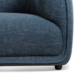 Chapman 3 Seater Fabric Sofa - Dark Blue Sofa K Sofa-Core   