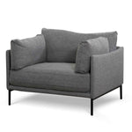 Emilis Armchair - Graphite Grey Armchair K Sofa-Core   