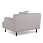 Jasleen Fabric Armchair - Sterling Sand with Black Legs Armchair Casa-Core   
