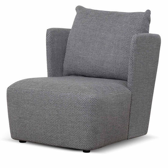 Elvina Fabric Armchair - Noble Grey Armchair Yay Sofa-Core   