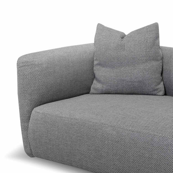 Willian 3 Seater Fabric Sofa - Noble Grey Sofa Yay Sofa-Core   