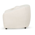 Hurst Armchair - Ivory White Boucle Armchair Casa-Core   
