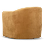 Daren Fabric Armchair - Mustard Armchair Casa-Core   