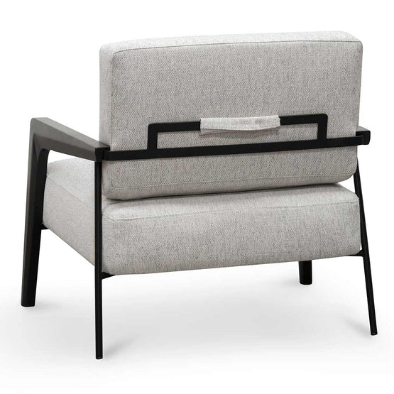 Nathan Fabric Lounge Chair - Silver Grey Armchair Swady-Core   