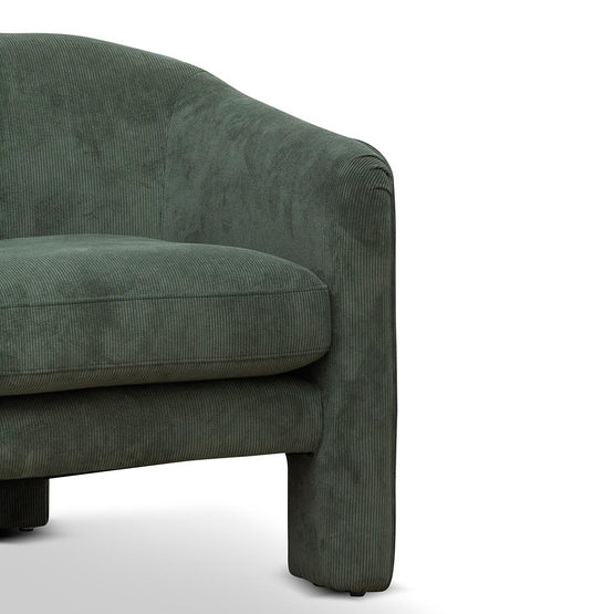 Jerrod Fabric Armchair - Olive Green Armchair Casa-Core   