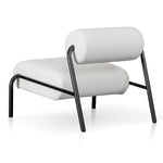 Delacruz Lounge Chair - Ivory White Boucle Armchair IGGY-Core   