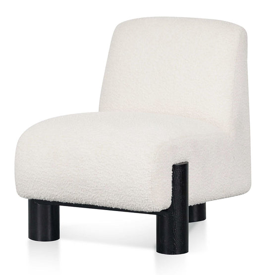 Deandre Armchair - Ivory White Boucle Lounge Chair Casa-Core   