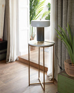 Saul Metal Table Lamp - Charcoal Table Lamp The Form-Local   