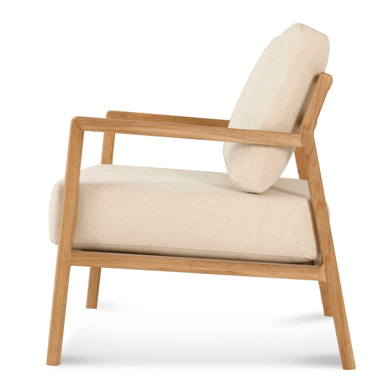 Trenton Fabric Armchair - Light Beige Armchair LJ-Core   