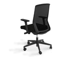 Motion Sync Mesh Ergonomic Office Chair Adjustable Arms - Black Office Chair OLGY-Local   