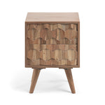 Magda Solid Wattle Timber Bedside Table Bedside Table The Form-Local   
