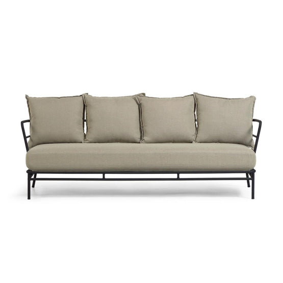 Mare Steel Frame Outdoor Sofa - Beige Outdoor Sofa The Form-Local   