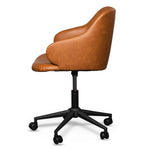 Hester Office Chair - Vintage Tan with Black Base Office Chair LF-Core   
