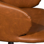 Hester Office Chair - Vintage Tan with Black Base Office Chair LF-Core   