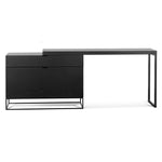 Anwen Extendable Home Office Desk - Black Home Office Desk Century-Core   