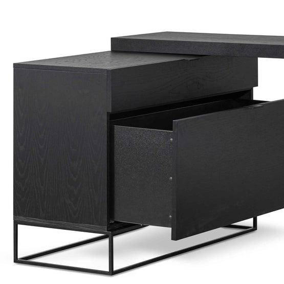 Anwen Extendable Home Office Desk - Black Home Office Desk Century-Core   