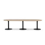 Ripponlea 3m Oval Meeting Table - Natural Office Table Sun Desk-Core   