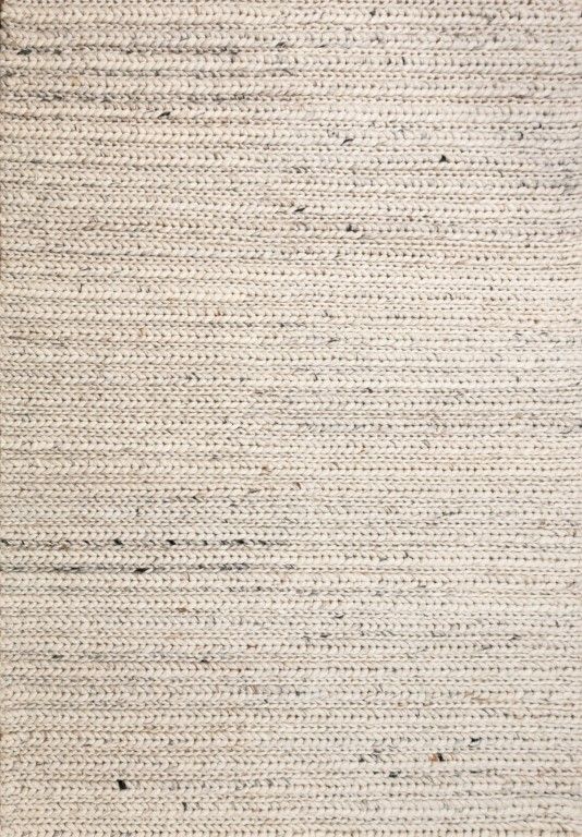 Ola Braid 290 x 200 cm New Zealand Wool Rug - Speckled Grey Rug Mos-Local   