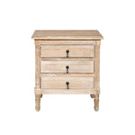 Paola French Provincial 3 Drawer Bedside Table Bedside Table Flex-Local   