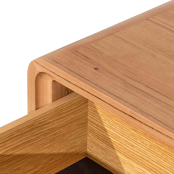 Amparo Single Drawer Bedside Table - Messmate Bedside Table AU Wood-Core   