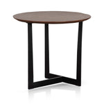 Medrano Side Table - Walnut Top and Black Leg Side Table IGGY-Core   