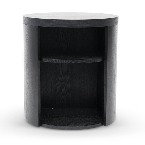 Honigold Round Wooden Bedside Table - Black Mountain Bedside Table Better B-Core   
