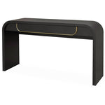 Harley 1.4m Console Table - Textured Espresso Black Console Table Valerie-Core   