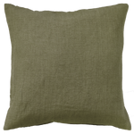 Ollo Adria Linen & Cotton Cushion - Olive Cushion Furtex-Local   