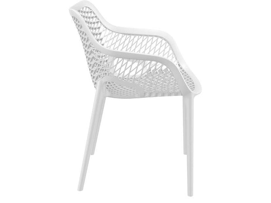 Aro Indoor / Outdoor Dining Armchair - White Outdoor Chair Furnlink-Local   