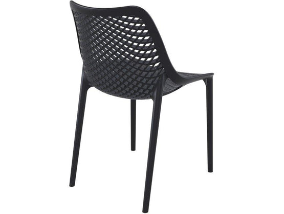 Aro Indoor / Outdoor Dining Chair - Black Outdoor Chair Furnlink-Local   