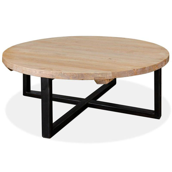 Arthur Reclaimed 100cm Round Coffee Table Coffee Table Reclaimed-Core   