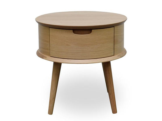 Asta Scandinavian Lamp Side Table - Natural Bedside Table VN-Core   