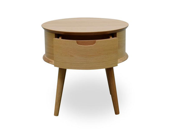 Asta Scandinavian Lamp Side Table - Natural Bedside Table VN-Core   