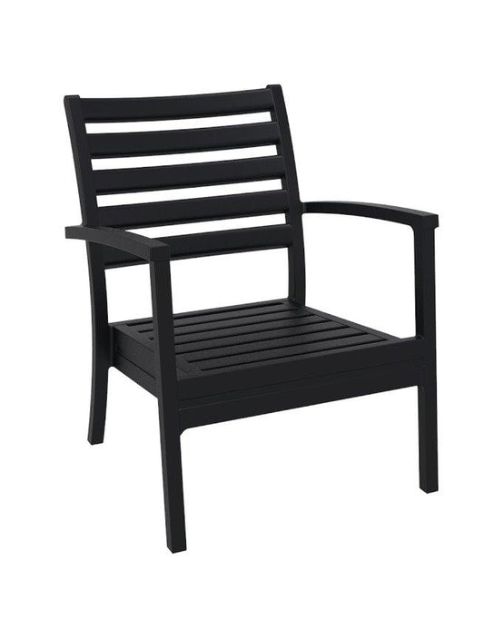Aurora Indoor / Outdoor Armchair - Black Outdoor Chair Furnlink-Local   
