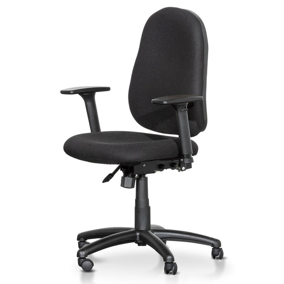 Brent High Back Fabric Office Chair - Black Office Chair Unicorn-Core   