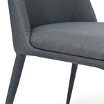 Carter Fabric Dining Chair - Gunmetal Grey - Last One Dining Chair Homei-Core   