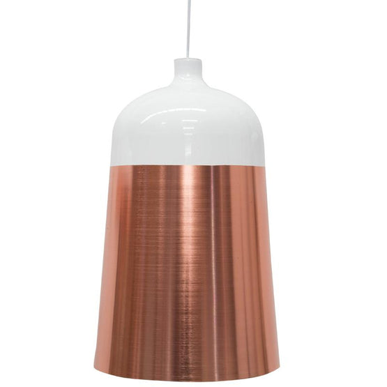 Clearance - Fontain Cylinder Pendant Lamp - Rose Gold - White Pendant Lamp S-Lighting-Core   