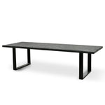 Craig Reclaimed Wood 2.8m Dining Table - Black Dining Table Nicki-Core   
