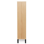 Deakin Wooden Bookcase - Natural Shelves KD-Core   