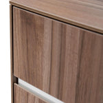 Excel 2 Drawer Wooden Mobile Pedestal - Walnut Pedestal Sun Desk-Core   