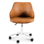 Hester Office Chair - Tan with White Base Office Chair LF-Core   