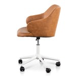 Hester Office Chair - Tan with White Base Office Chair LF-Core   