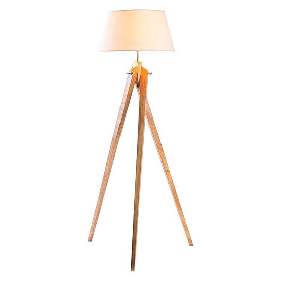 Izu Tripod Floor Lamp White - Natural Floor Lamp New Oriental Lighting-Local   