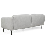 Joanna 3 Seater Fabric Sofa - Light Spec Grey - Last One Sofa IGGY-Core   
