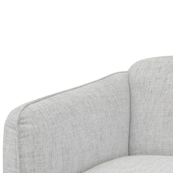 Joanna 3 Seater Fabric Sofa - Light Spec Grey - Last One Sofa IGGY-Core   
