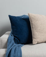 Ollo Kenzo Cotton Corduroy Cushion - Navy Cushion Furtex-Local   