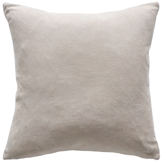 Ollo Kenzo Cotton Corduroy Cushion - Oatmeal Cushion Furtex-Local   