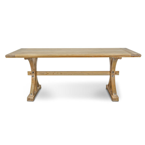 Marcus Reclaimed Elm Wood Dining Table 2M - Natural Dining Table Reclaimed-Core   