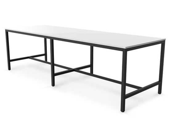 Maxis 3.6m Rectangular Bar Table - Black Frame Bar Table OLGY-Local   